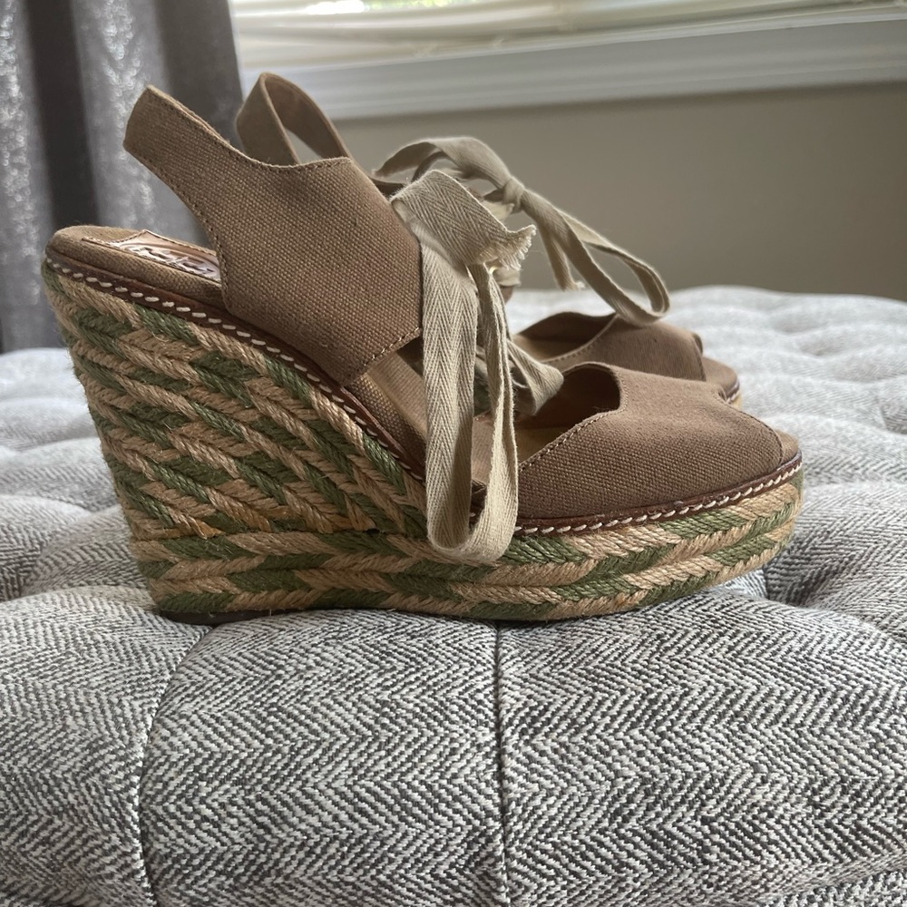 Tory Burch wedges.